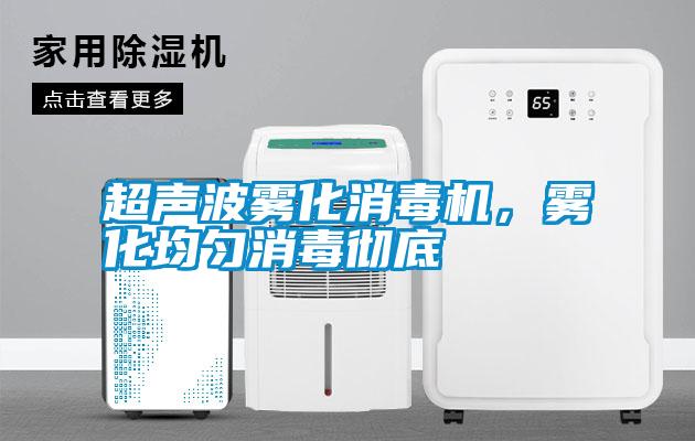 超聲波霧化消毒機，霧化均勻消毒徹底