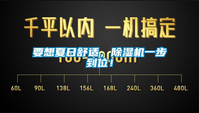 要想夏日舒適，除濕機(jī)一步到位！