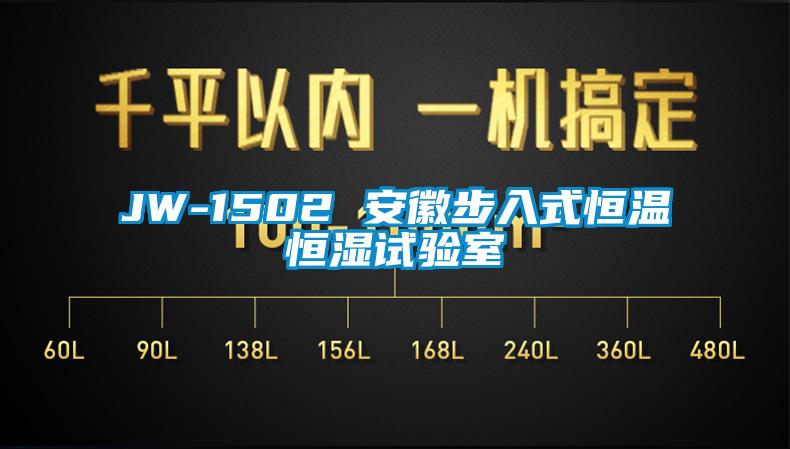 JW-1502 安徽步入式恒溫恒濕試驗(yàn)室