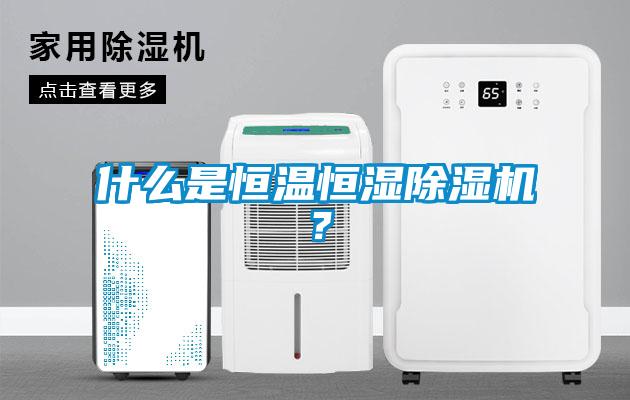 什么是恒溫恒濕除濕機？