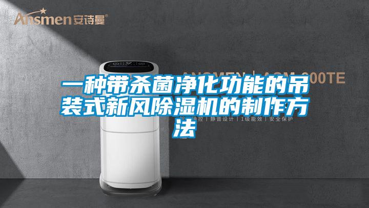 一種帶殺菌凈化功能的吊裝式新風(fēng)除濕機(jī)的制作方法