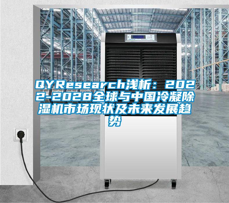 QYResearch淺析：2022-2028全球與中國冷凝除濕機(jī)市場(chǎng)現(xiàn)狀及未來發(fā)展趨勢(shì)