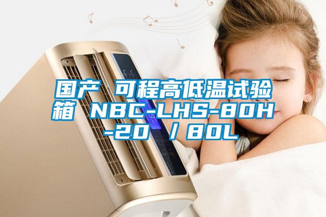 國產(chǎn) 可程高低溫試驗箱 NBC-LHS-80H -20℃／80L