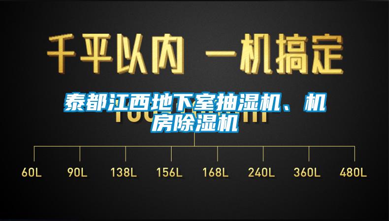 泰都江西地下室抽濕機、機房除濕機