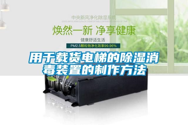 用于載貨電梯的除濕消毒裝置的制作方法