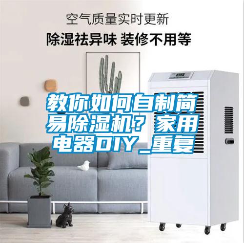 教你如何自制簡(jiǎn)易除濕機(jī)？家用電器DIY_重復(fù)