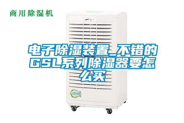 電子除濕裝置_不錯的GSL系列除濕器要怎么買