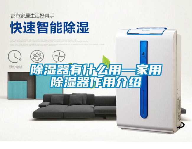 除濕器有什么用—家用除濕器作用介紹