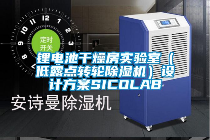 鋰電池干燥房實驗室（低露點轉(zhuǎn)輪除濕機）設(shè)計方案SICOLAB